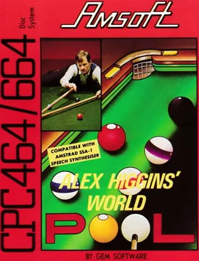 Alex Higgins World Pool (UK) (1985) box cover front